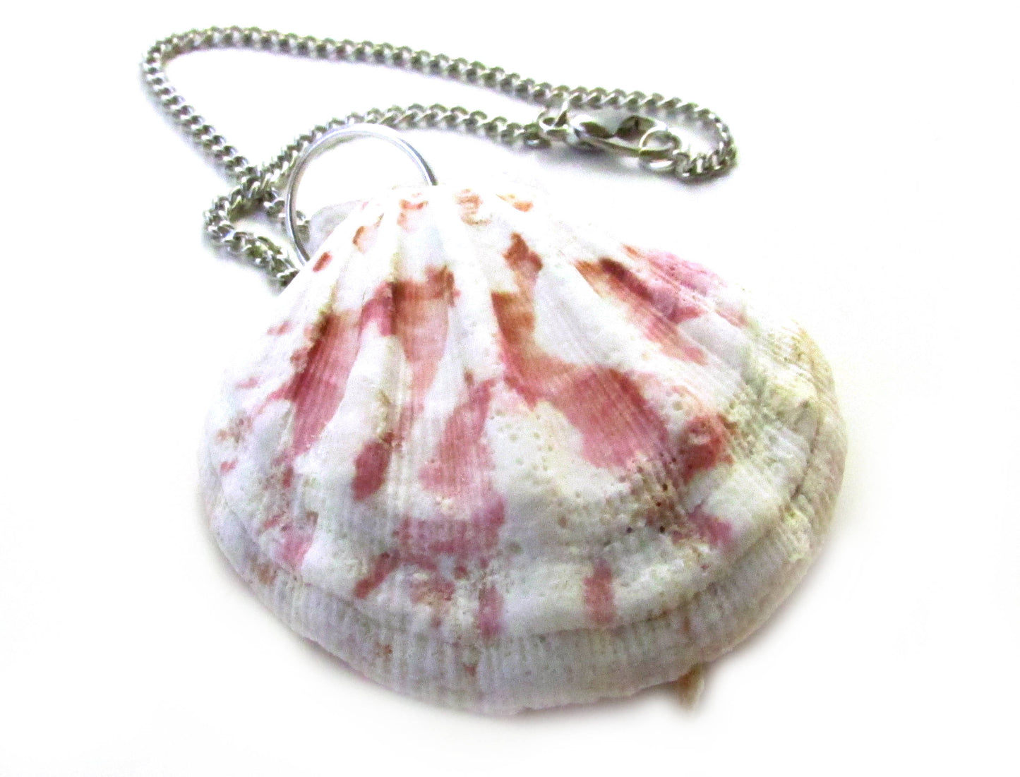 Sea Shell Rearview Mirror Charm: Starfish, Sea Glass & Crystal Car Ornament