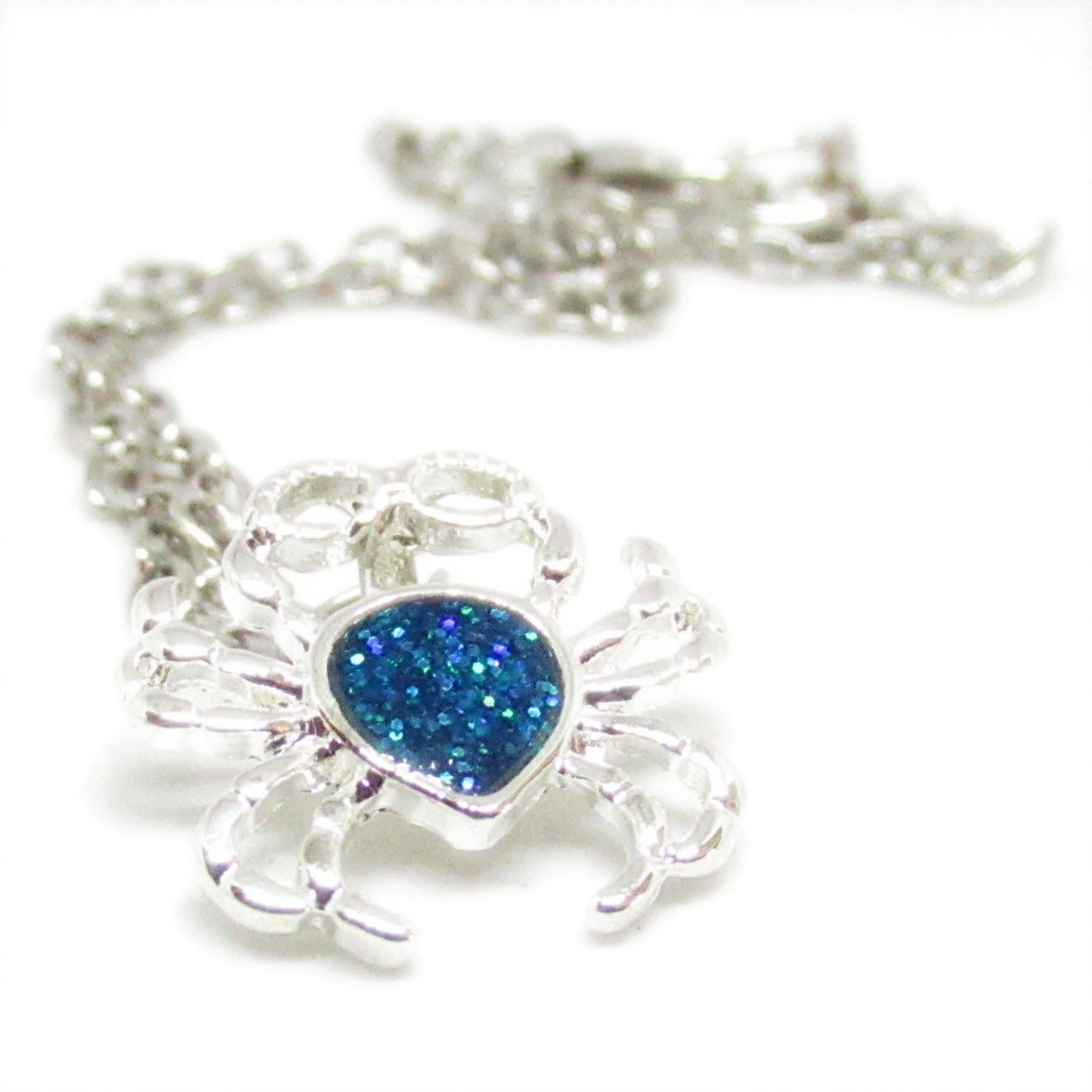 Mermaid Anklet – Silver Tone Chain with Mermaid, Crab or Sea Shell Charm, Coastal Beach Gift
