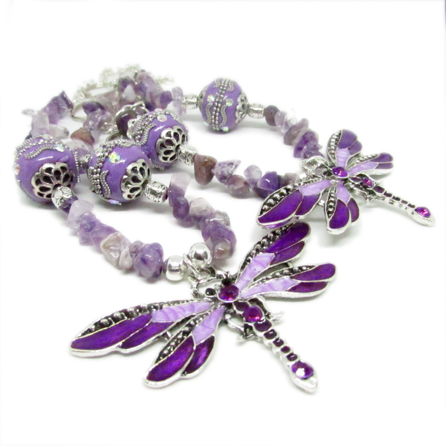 Dragonfly Curtain Tiebacks – Beaded Sparkle Nursery & Girls Room Decor, Handmade Set of 2