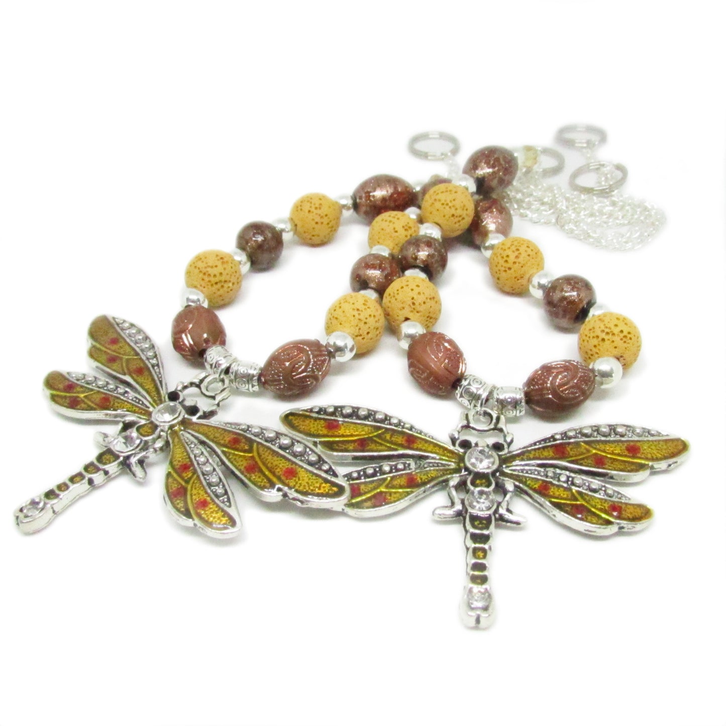 Dragonfly Curtain Tiebacks – Beaded Sparkle Nursery & Girls Room Decor, Handmade Set of 2