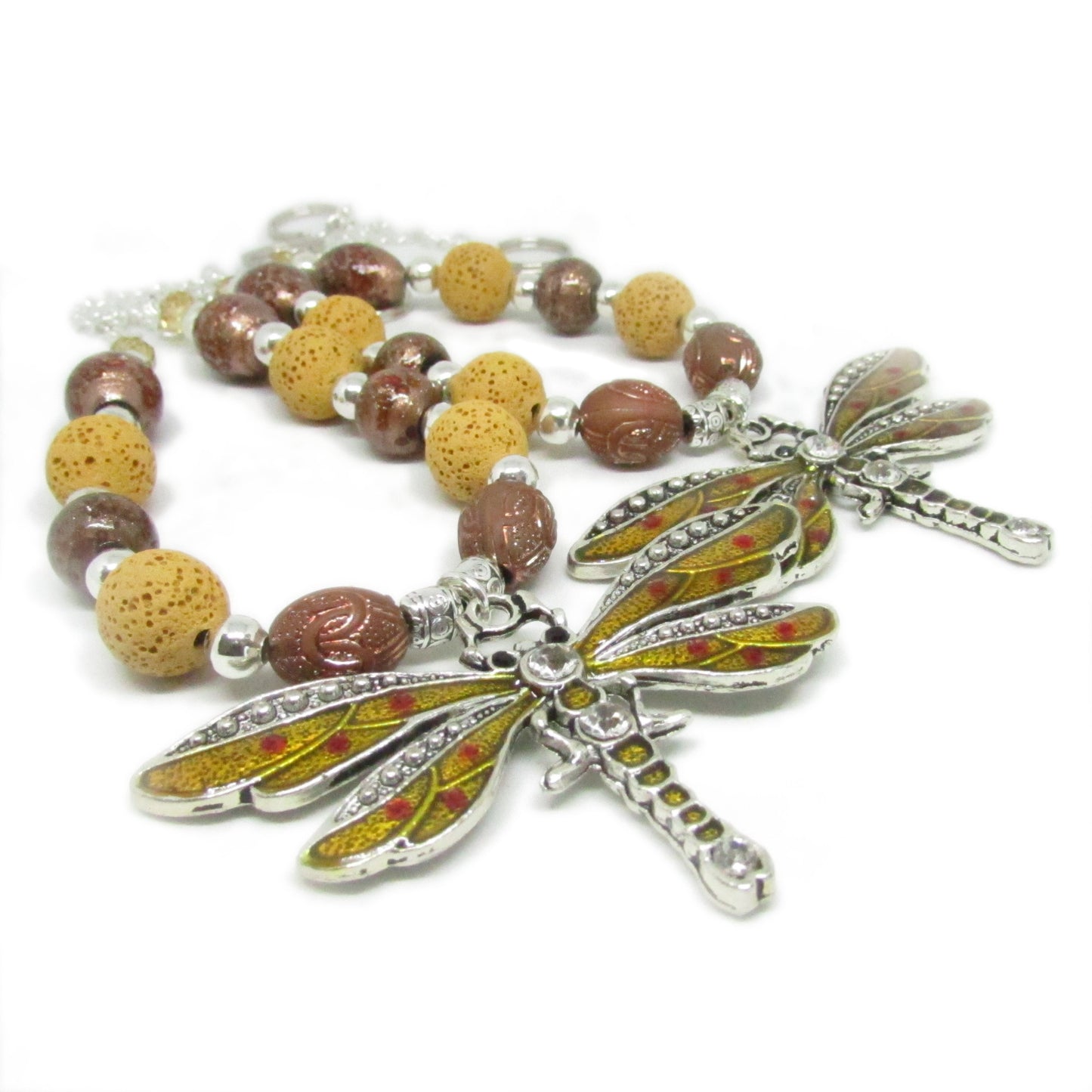 Dragonfly Curtain Tiebacks – Beaded Sparkle Nursery & Girls Room Decor, Handmade Set of 2